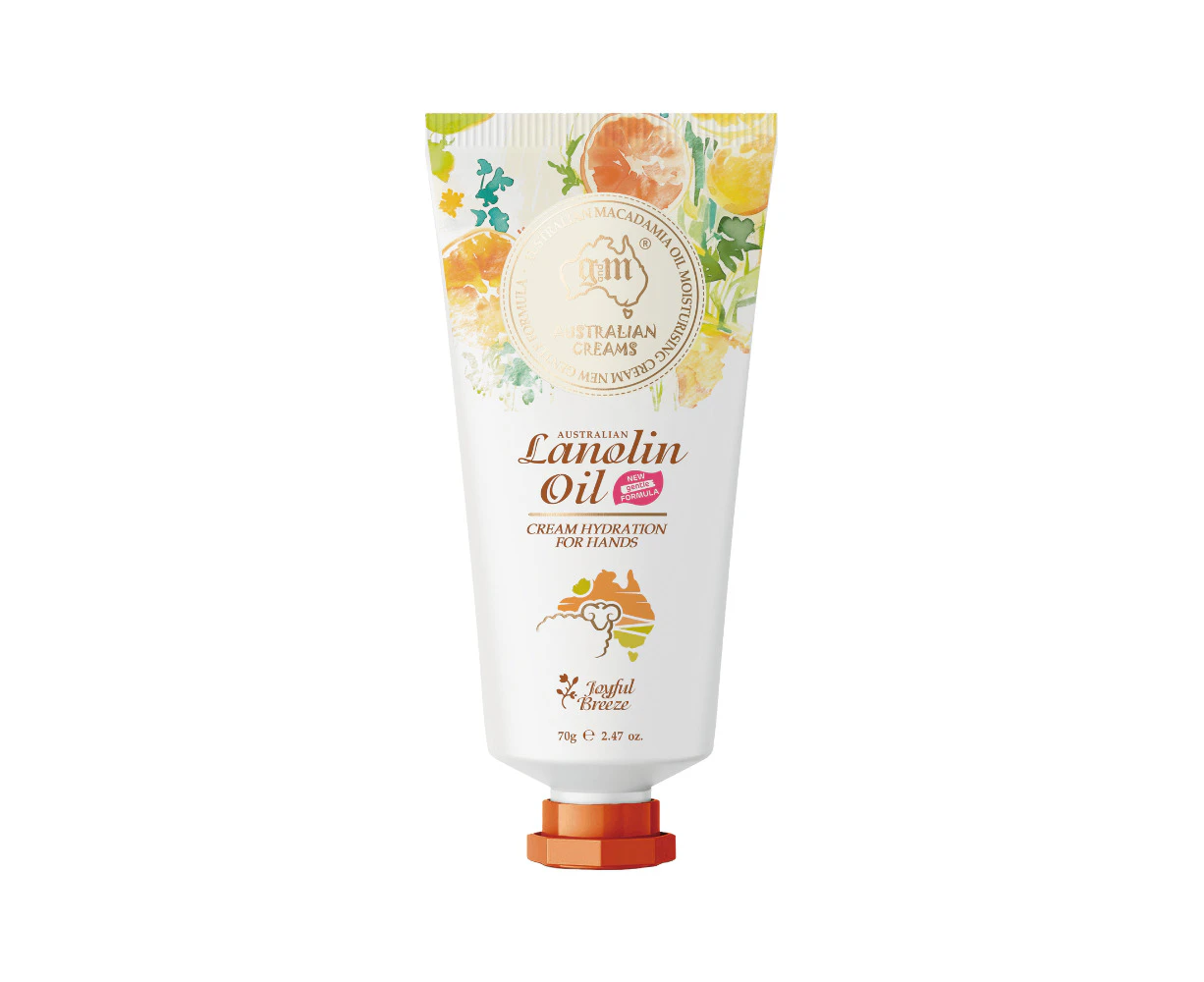 G&M Cosmetics Macadamia Oil Hand Cream JOYFUL BREEZE 70g Tube