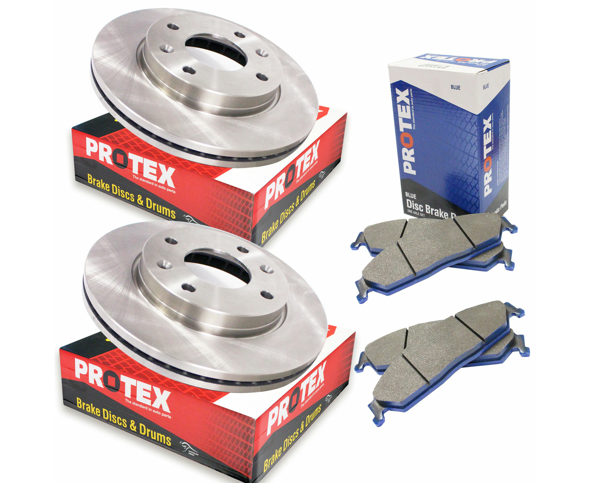 Rear Disc Brake Rotors & Pads for Mitsubishi Pajero NL All Models 6/1996-5/2000 (Dia 315mm)