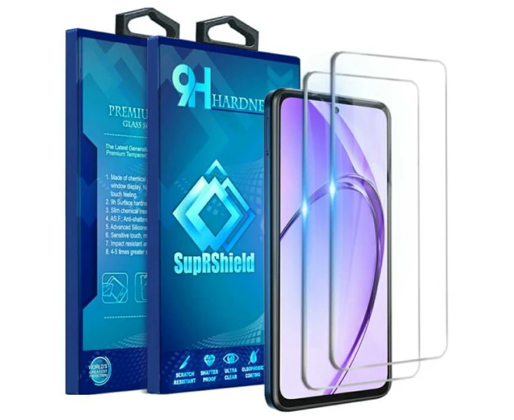 [2 Pack] For Oppo A80 5G SupRShield Tempered Glass LCD Screen Protector Film Guard (Clear)