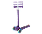 Globber Primo Lights Scooter - Purple/Pastel Pink