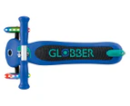 Globber Primo Lights Scooter - Navy Blue/Emerald Green