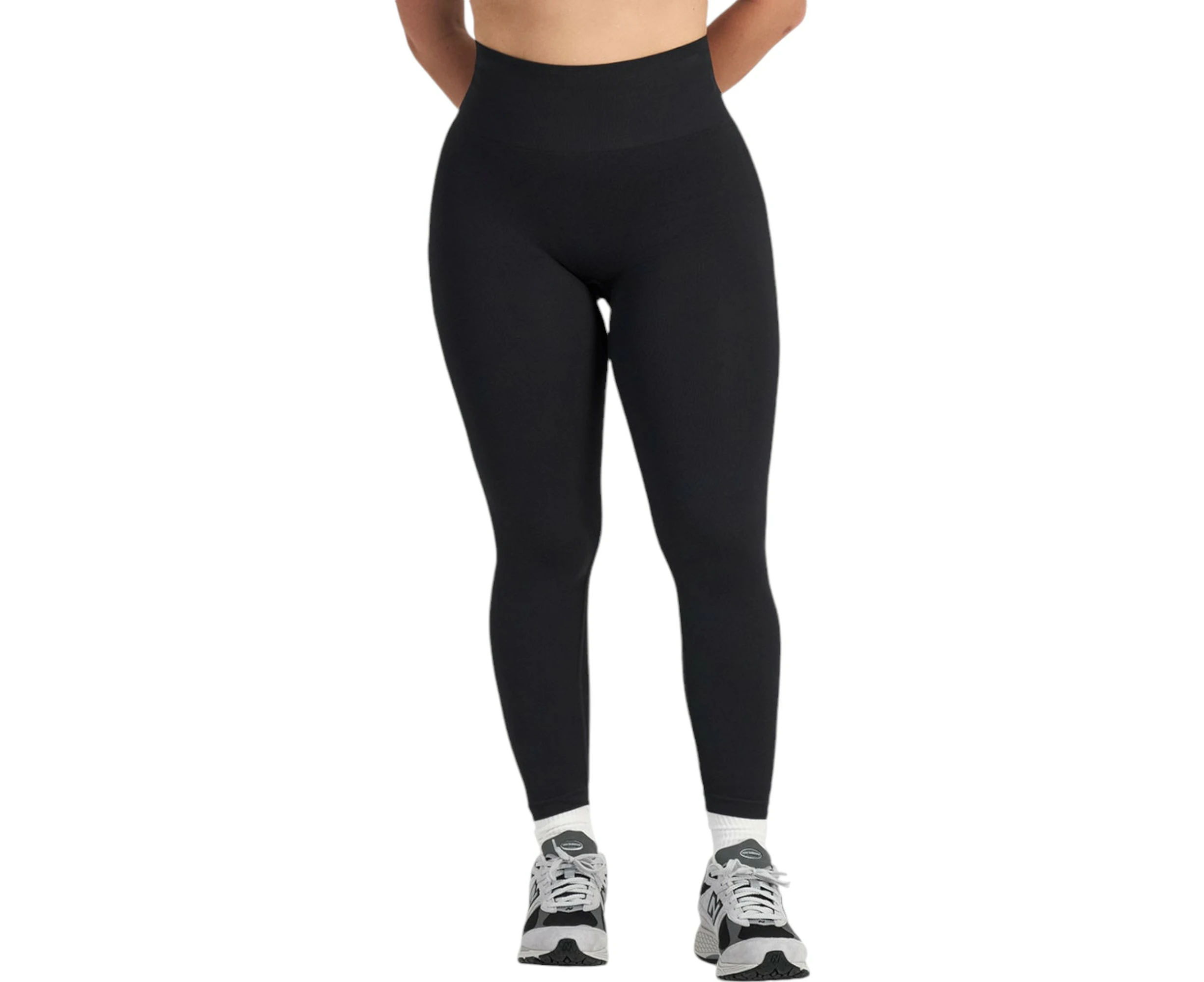 Womens Bonds Move Seamless Black Athletic Leggings Elastane/Nylon