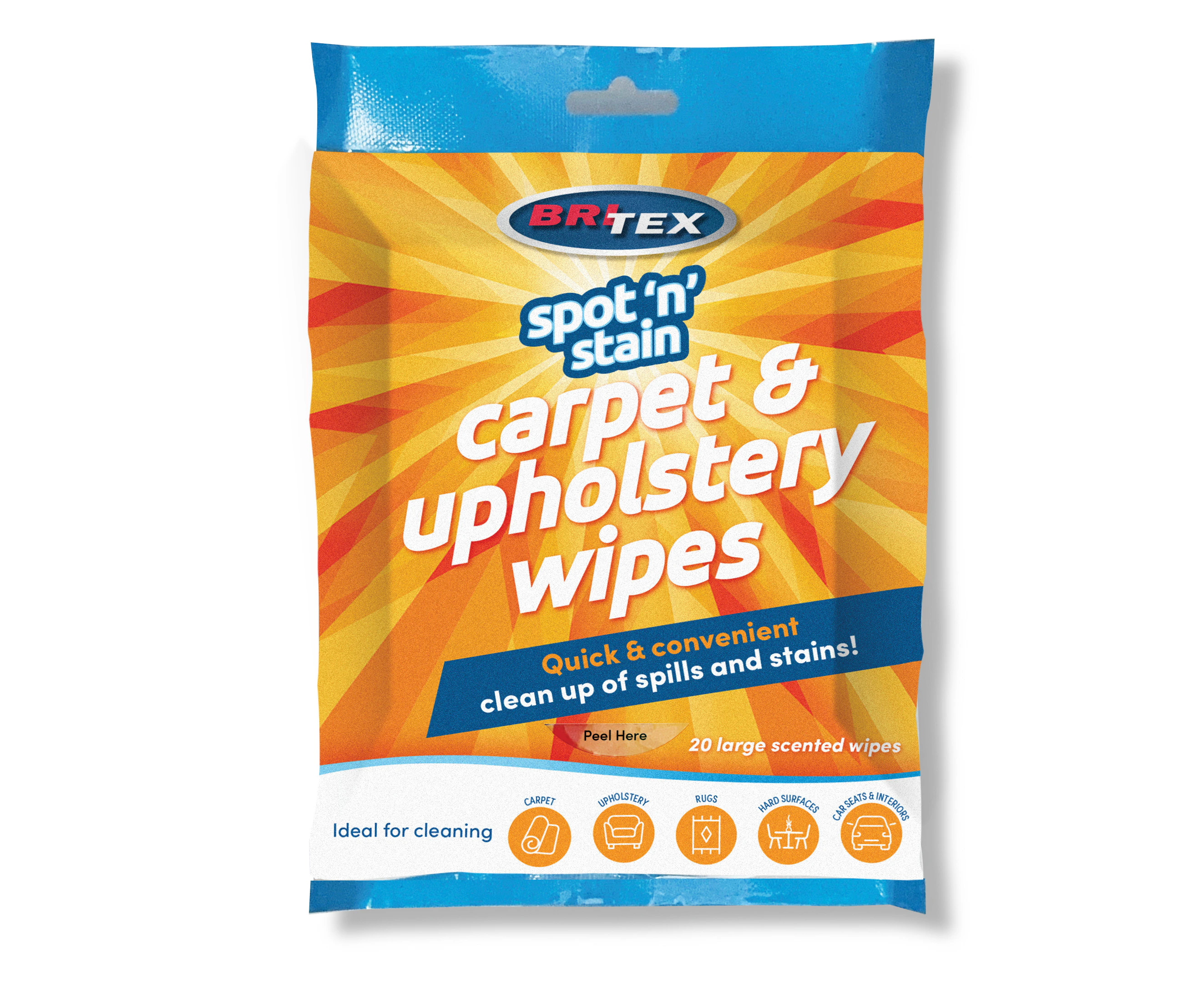 Britex Carpet & Upholstery Wipes