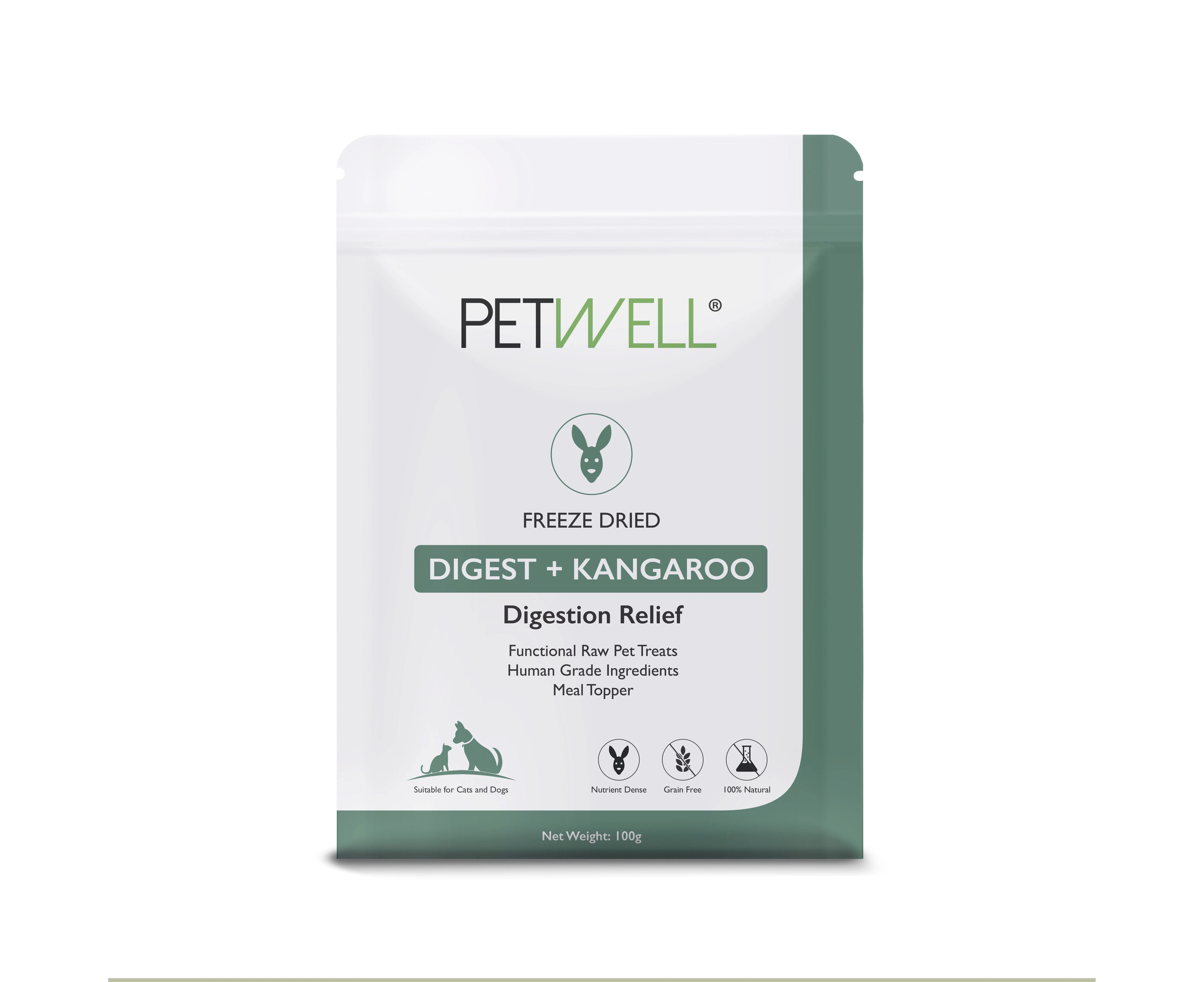 PetWell Functional Treat - DIGEST + Kangaroo for cats and dogs 100g