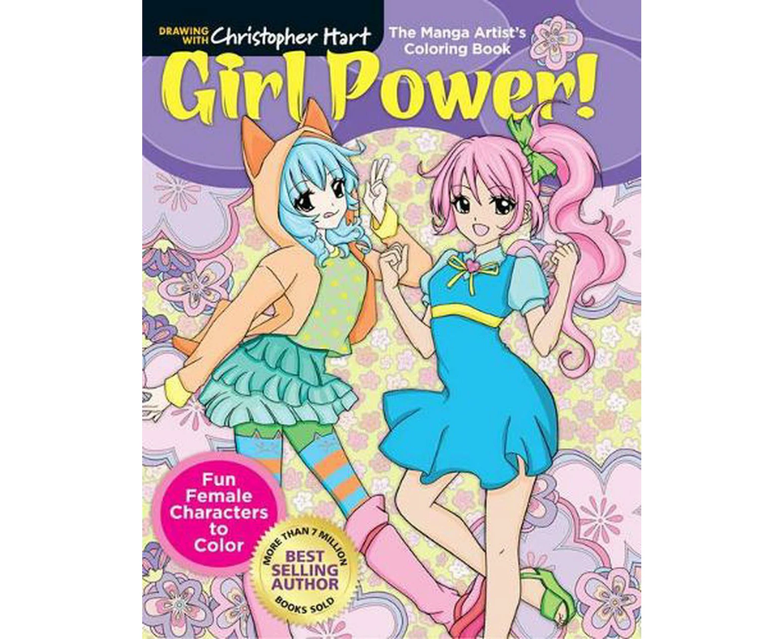 Manga Artist's Coloring Book: Girl Power!