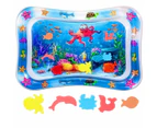 BabiesMart Tummy Time Water Play Mat Sensory Mat for Baby Play & Development