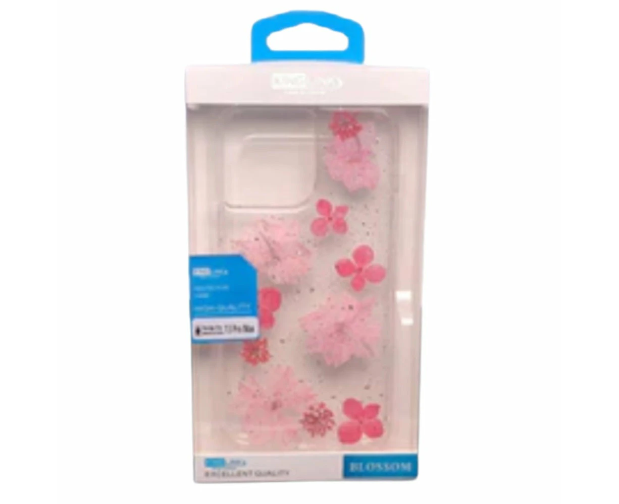 KINGLINK Real Flower Crystal Hard Case - iPhone 12 / 12 Pro 6.1'  PINK