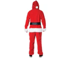 Santa Claus Unisex Adults Christmas Costume Jumpsuit