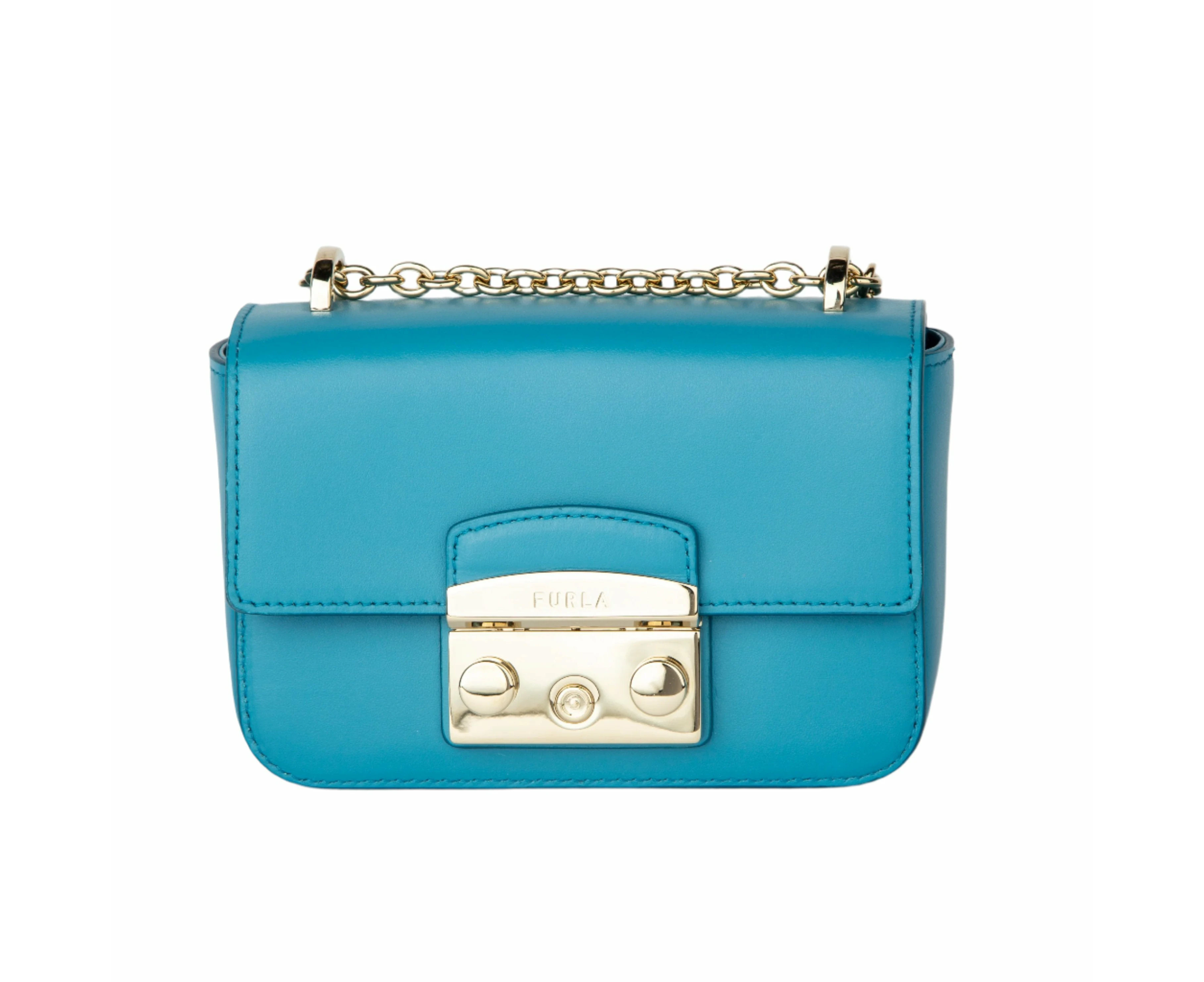 Furla Metropolis Mini Crossbody - Ocean Blue