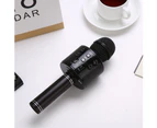 Ws858 Mobile Phone Karaoke Microphone Wireless Bluetooth Capacitor Audio Black Microphone