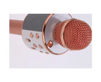 Ws858 Mobile Phone Karaoke Microphone Wireless Bluetooth Capacitor Audio Black Microphone