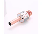 Ws858 Mobile Phone Karaoke Microphone Wireless Bluetooth Capacitor Audio Rose Red Microphone