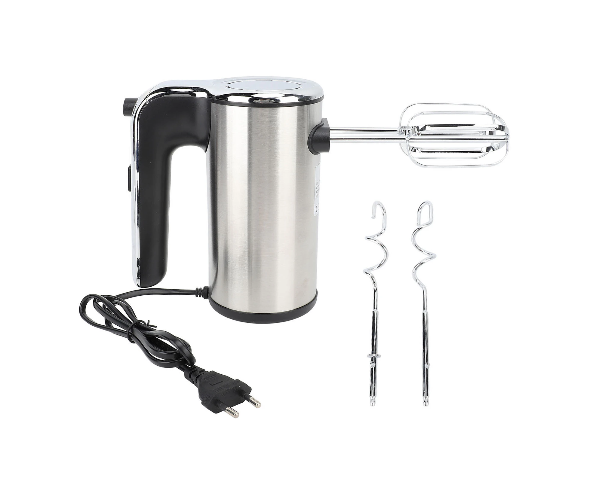 UFAPP 500W Electric Hand Mixer 5 Speed Stainless Steel Handheld Electric Mixer for Whipping Cream Blending Ingredients