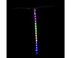 Christmas Solar Rainfall Tube Lights 8pc Multicolour