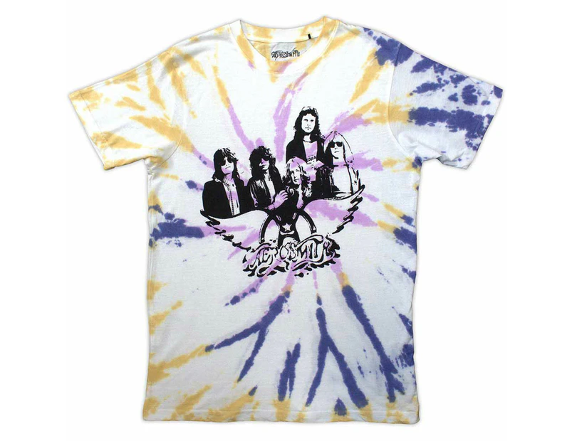 Aerosmith Photo Wings Tie Dye T Shirt