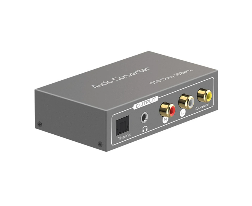 192KHz Multi Function Audio Converter,for ARC Toslink Optical SPDIF Coaxial to 3.5 mm Jack AUX Coaxial Audio