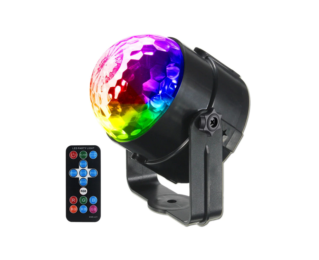 Party Light Sound Control Remote Control Disco Dj Stage Par Light LED Suitable for Bar Club Atmosphere Light US