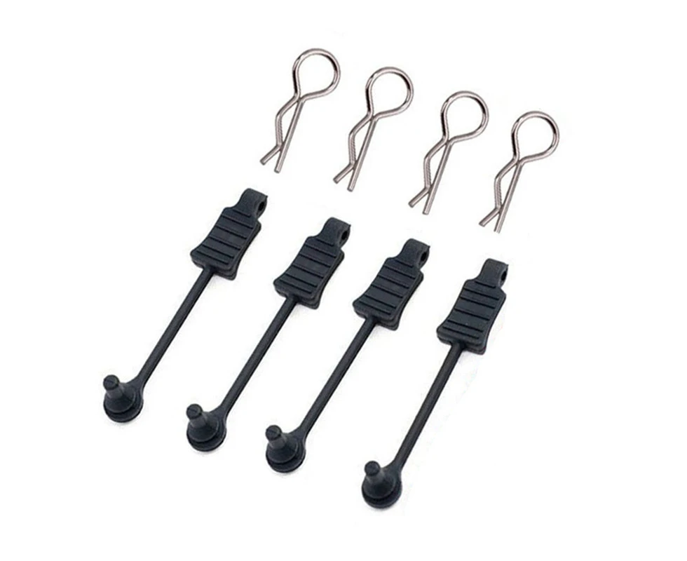 4Pcs Rubber Body Clip Retainer Shell Fixed Buckle Lock AR390178 for ARRMA 1/7 Limitless Mojave 1/8 Typhon Kraton RC Car