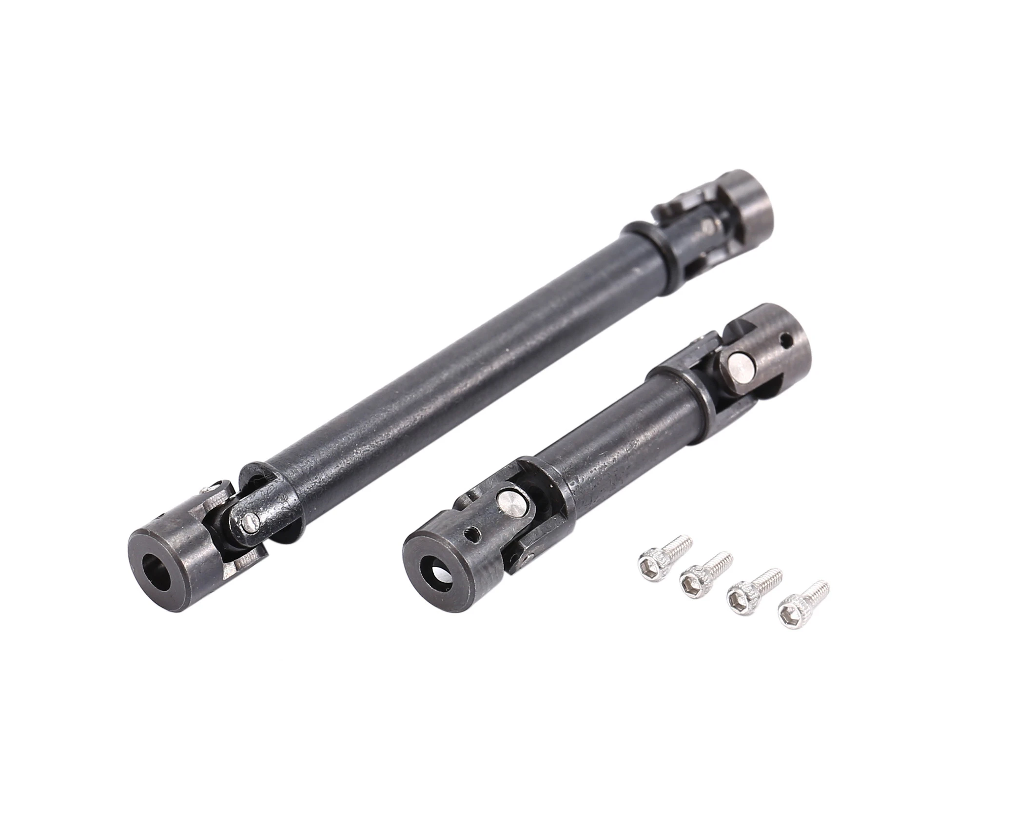 1 Set Steel Front and Rear Drive Shaft CVD for 1/24 RC Crawler Car Axial SCX24 Jeep Gladiator AXI00005 Upgrade Parts