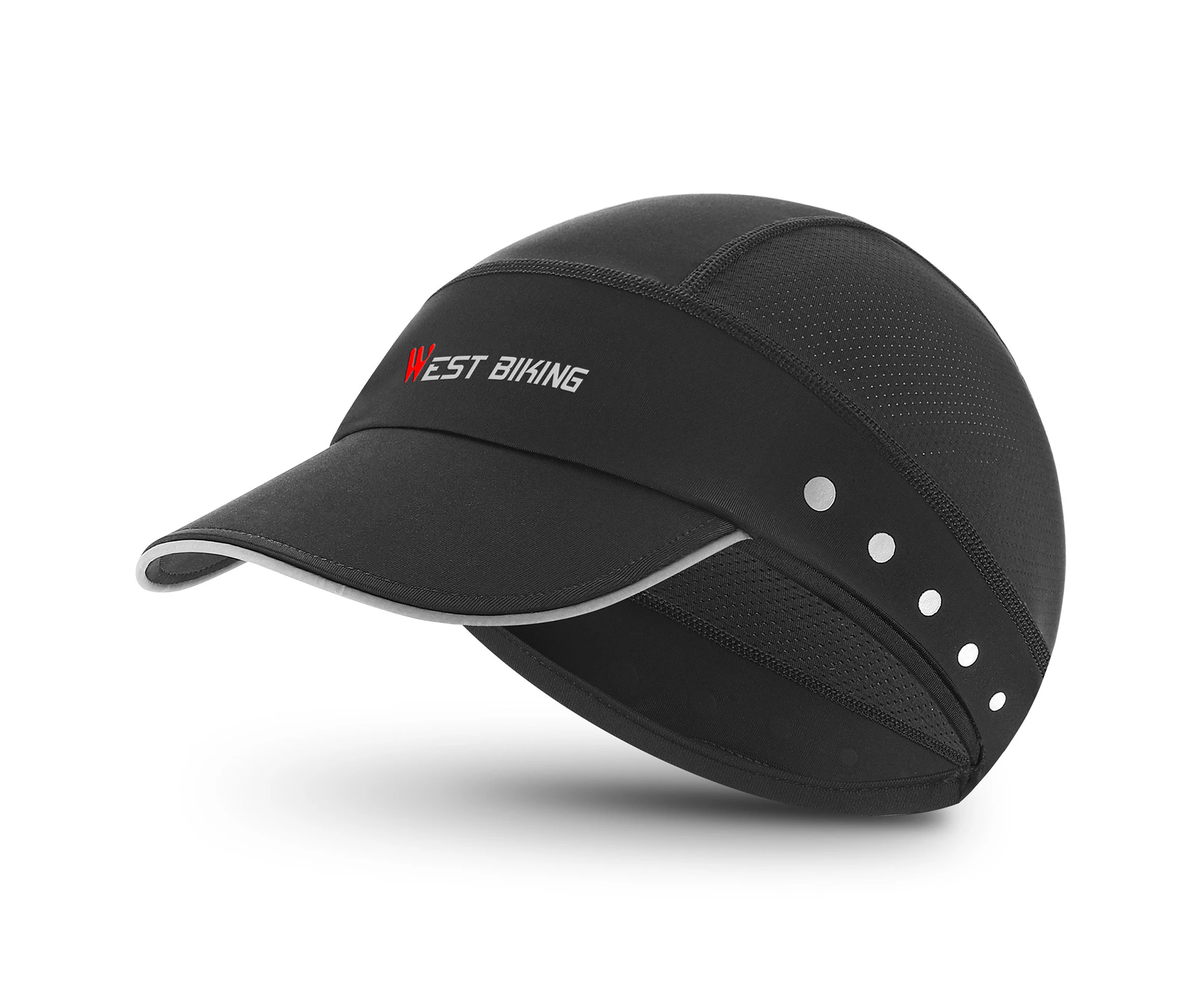 Quick Drying Cycle Cap Summer Breathable Sunshine-Proof Sports Hat Motorcycle Bike Riding Hat High Elesticity Running Sports Cap