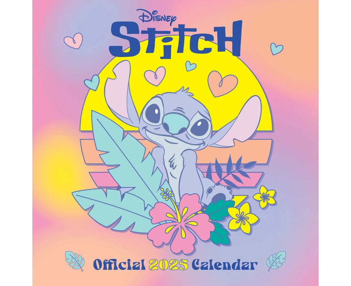 Lilo & Stitch 2025 Square Wall Calendar (Multicoloured) - TA12369