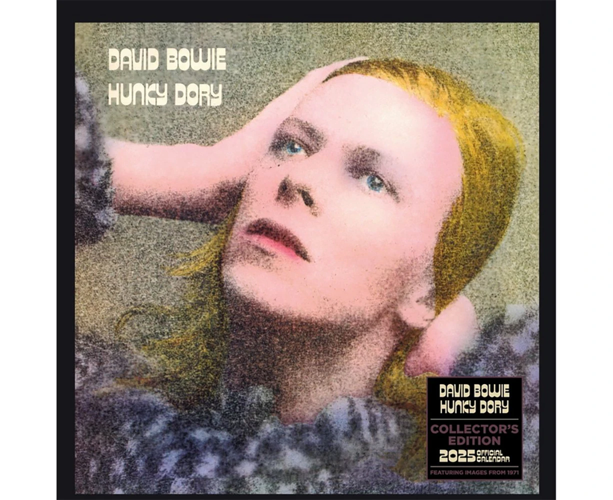 2025 Calendar David Bowie Collector's Ed. Record Sleeve Square Wall Danilo D70479