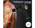 Spector Massage Gun 6 Heads Electric Massager Muscle Percussion Relief Black