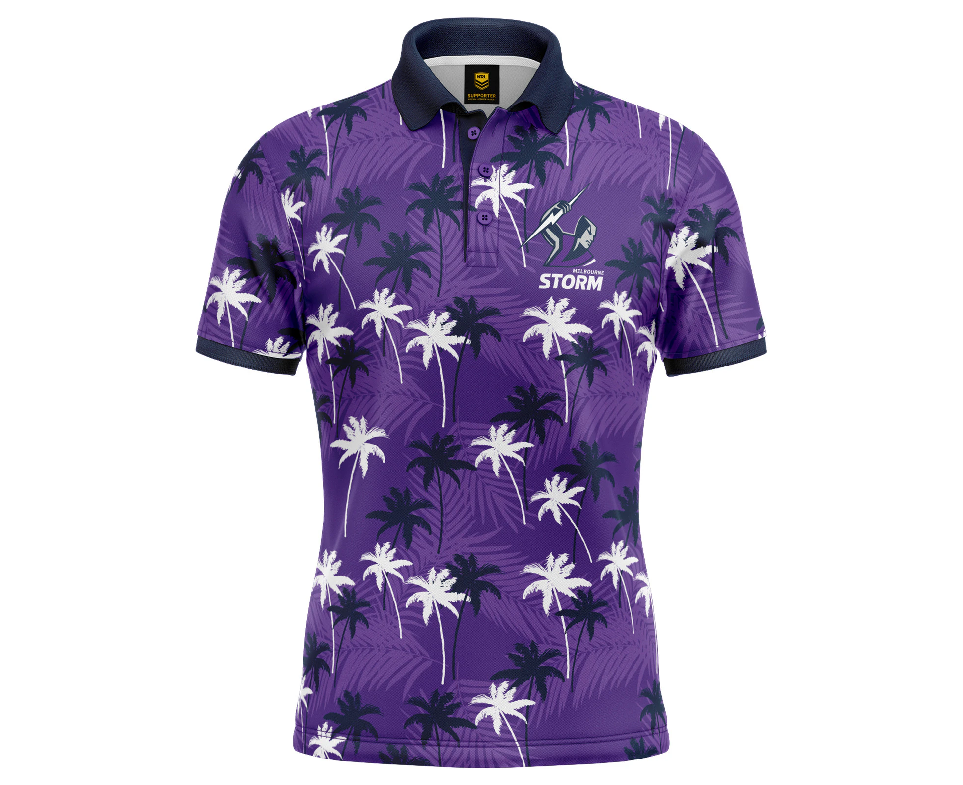 Melbourne Storm NRL 'Par-Tee' Golf Polo T Shirt Sizes S-5XL!