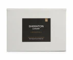 Sheraton Luxury 750 Thread Count Egyptian Cotton Blend Sheet Set - Silver