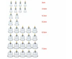 Vacuum Massage Cupping Kit Acupuncture Suction Massager - 32 Cups Set