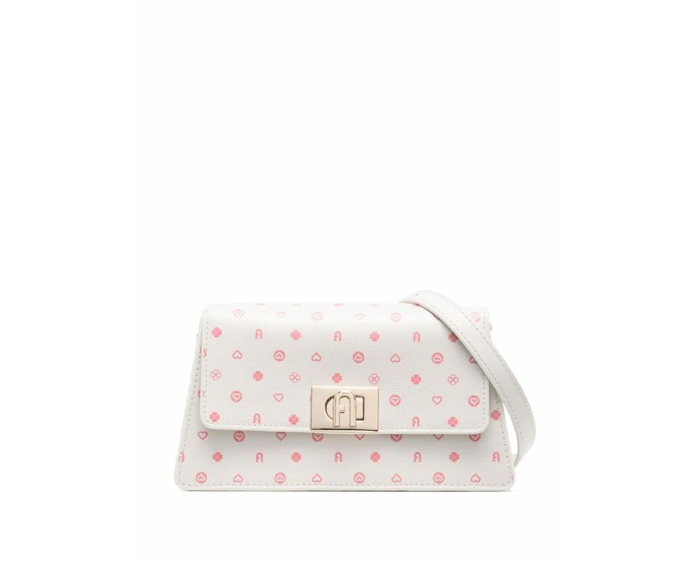 Furla Zoe Mini Leather Shoulder Bag - Marshmellow