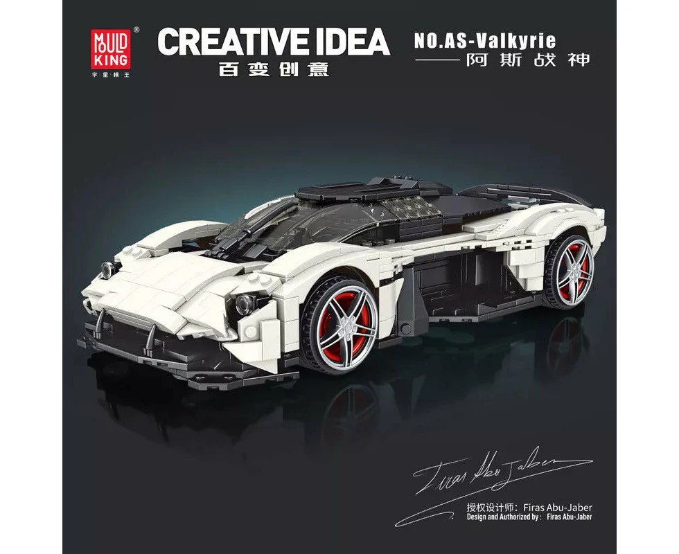 Building Blocks MOULD KING 10016 AS-Valkyrie Sports Car Toys