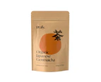 Teafy Organic Genmaicha with roasted brown rice, Japanese Green Tea, JAS and USDA Certified Organic Loose Leaf Roasted Rice Tea 100g