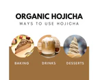 Teafy Organic Hojicha Roasted Green Tea Powder, Japanese Houjicha  JAS & USDA Certified Organic Powder, Low Caffeine 50g