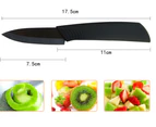 Kitchen Ceramic Knife Set Professional Knife With Sheaths, Super Sharp Rust Proof Stain Resistant (6" Chef Knife, 5" Utility Knife, 4" Fruit Knif