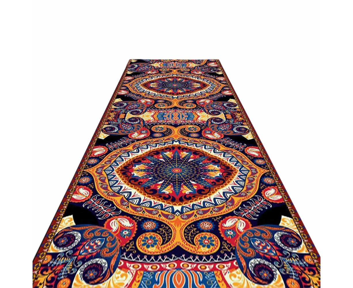 Corridor Carpet Long Hallway Runner Rug Decorative Floor Mats 200 x 80cm Red