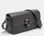 Coach Studio Glove Tanned Leather Mini Baguette Bag - Black