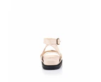 Brianna Footbed Sandals - Bone