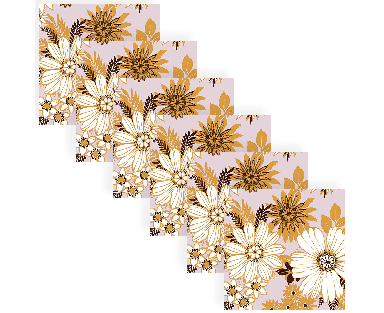 120pc Paper+Design Luncheon 3-Ply Napkin Party Tissue 33x33cm Retro Florals