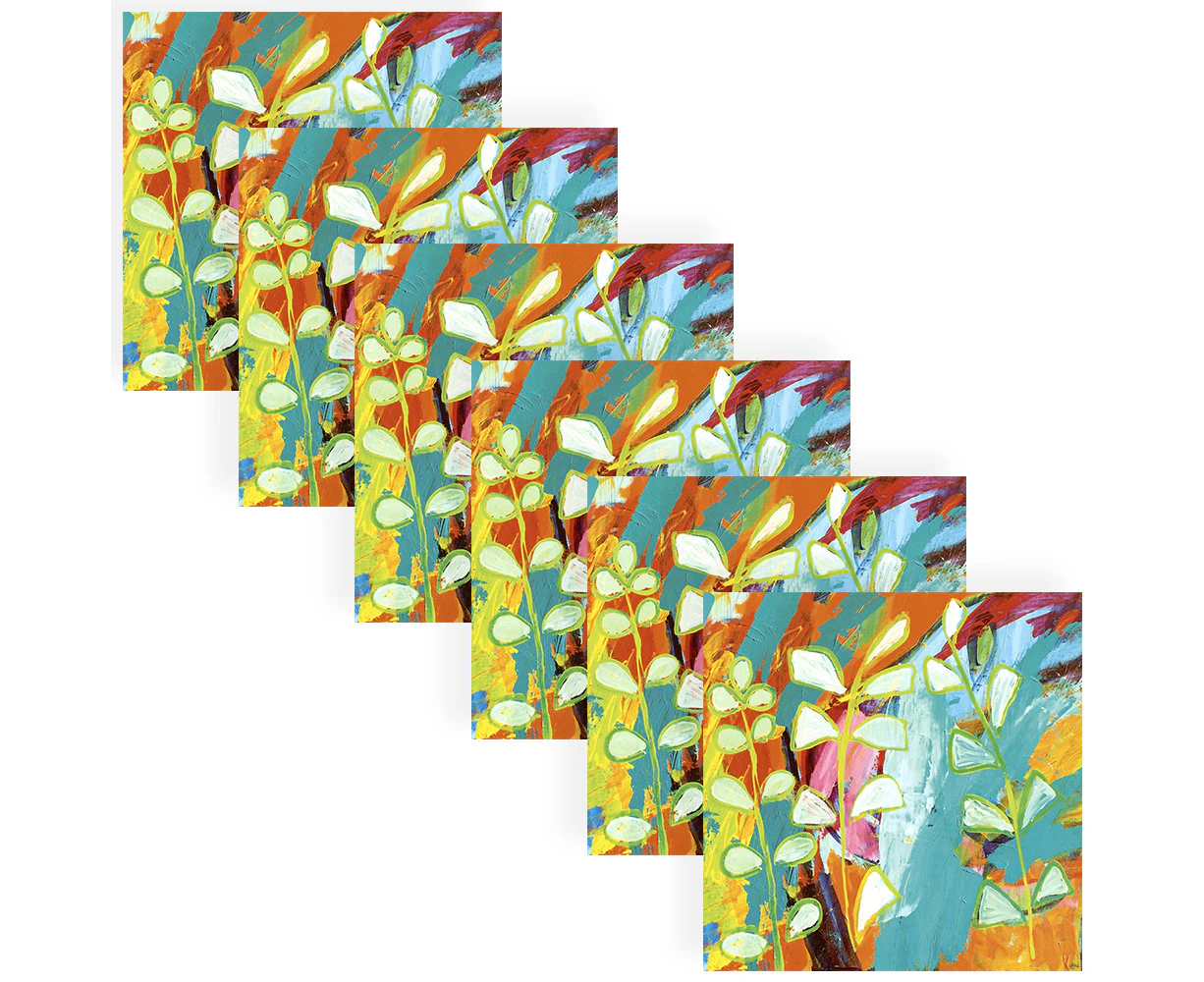 120pc Paper+Design Luncheon 3-Ply Napkin Tissue Sqr 33x33cm Vibrant Abstract