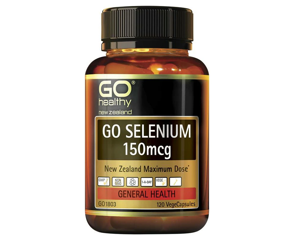 GO Healthy Go Selenium 150mcg 120 Vege Capsules