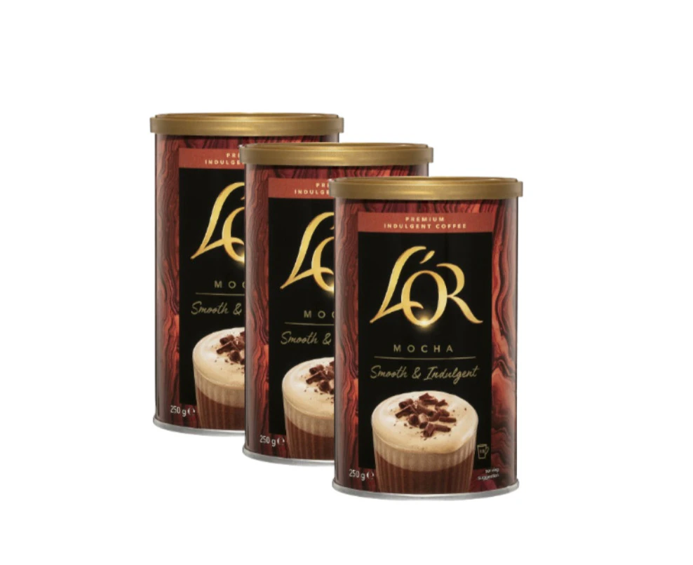 L'or Coffee Mocha Smooth & Indulgent 250g (3 Pack)