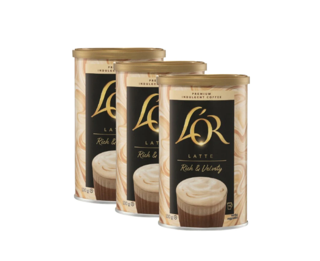 L'or Coffee Latte Rich & Velvety 220g (3 Pack)