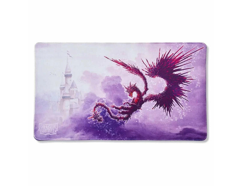 Dragon Shield: Playmat Case & Coin Clear Purple (racan Dark Twin)