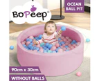 Bopeep Kids Balls Pit Baby Ocean Play Foam Pool Barrier Toy Padding Child Pink