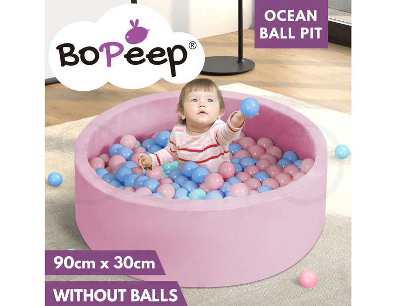 Bopeep Kids Balls Pit Baby Ocean Play Foam Pool Barrier Toy Padding Child Pink