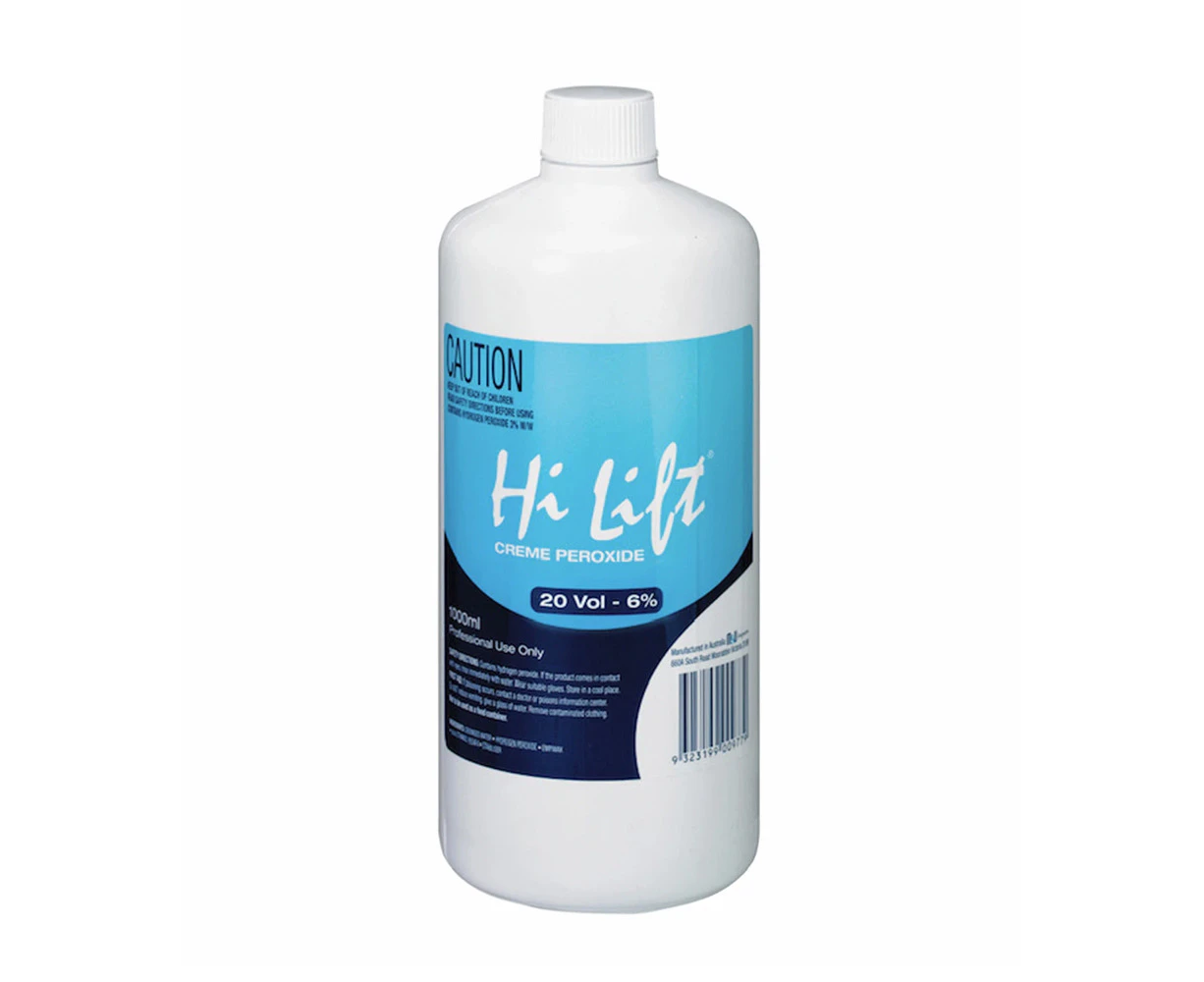 Hi Lift - Creme Peroxide 20 Vol - 6% (1 Litre)