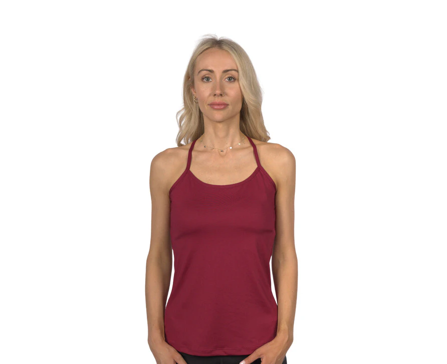 2XU Women's Plyometric Backtank - Maroon