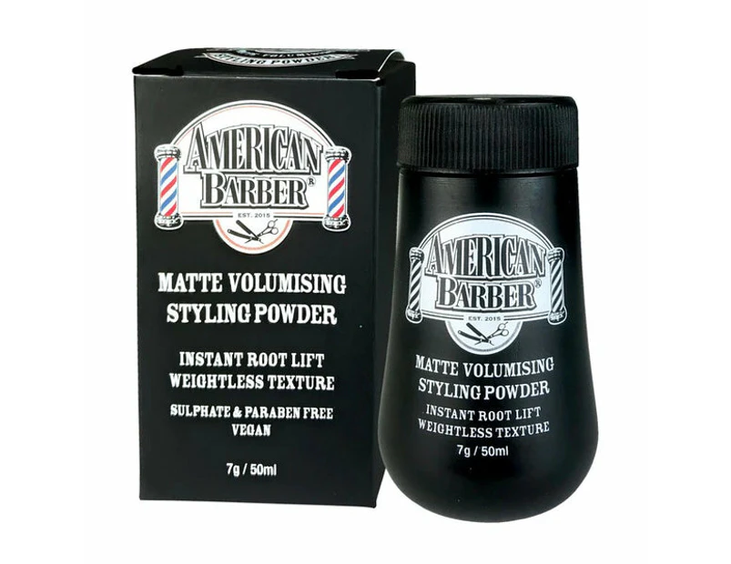 American Barber Matte Volumising Styling Powder 7g