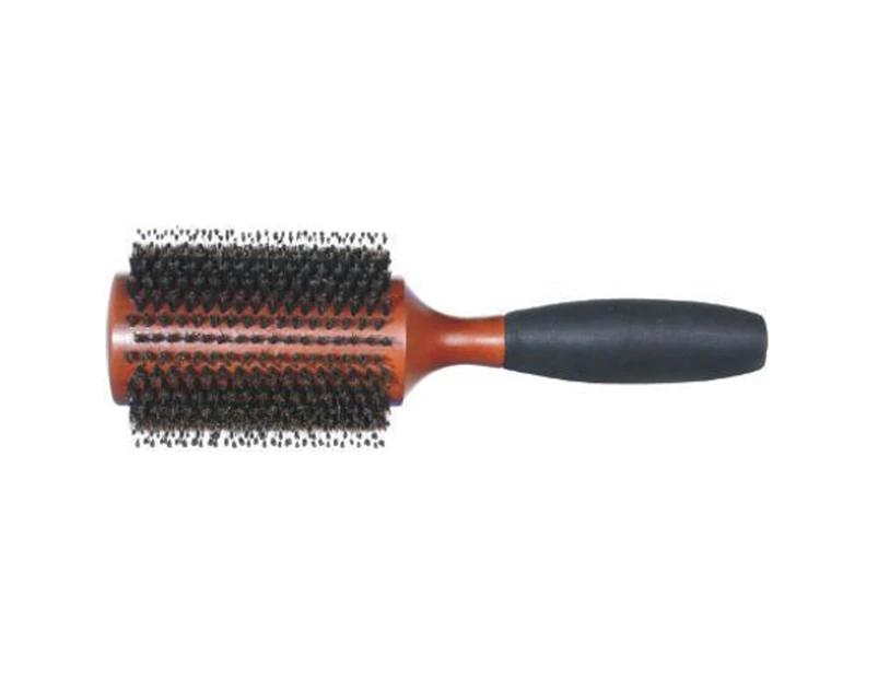 Bristle Brush With Black Plastic Round Handle